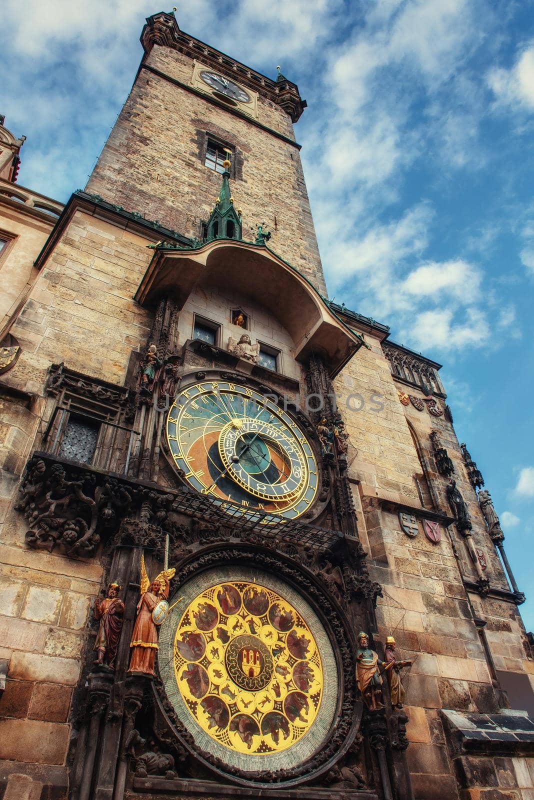 Astronomical clock in Prague, Czech Republic, Europe