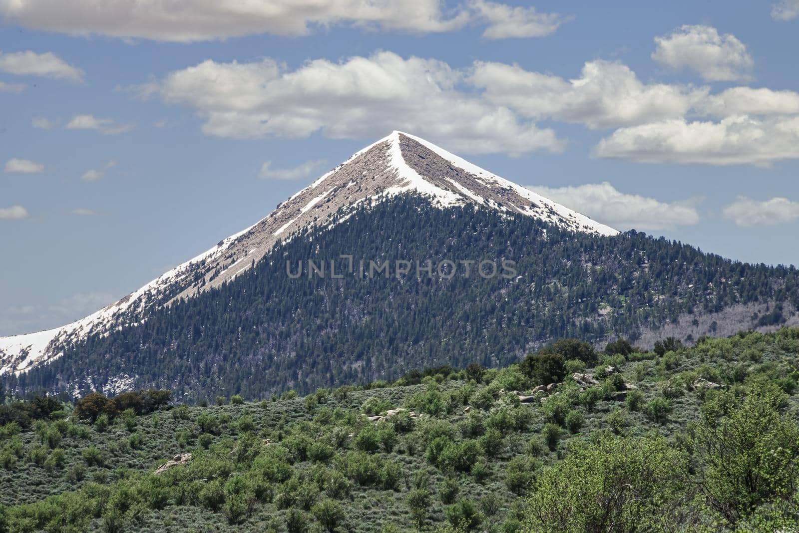 Pyramid Peak near Great Basin Nevada
