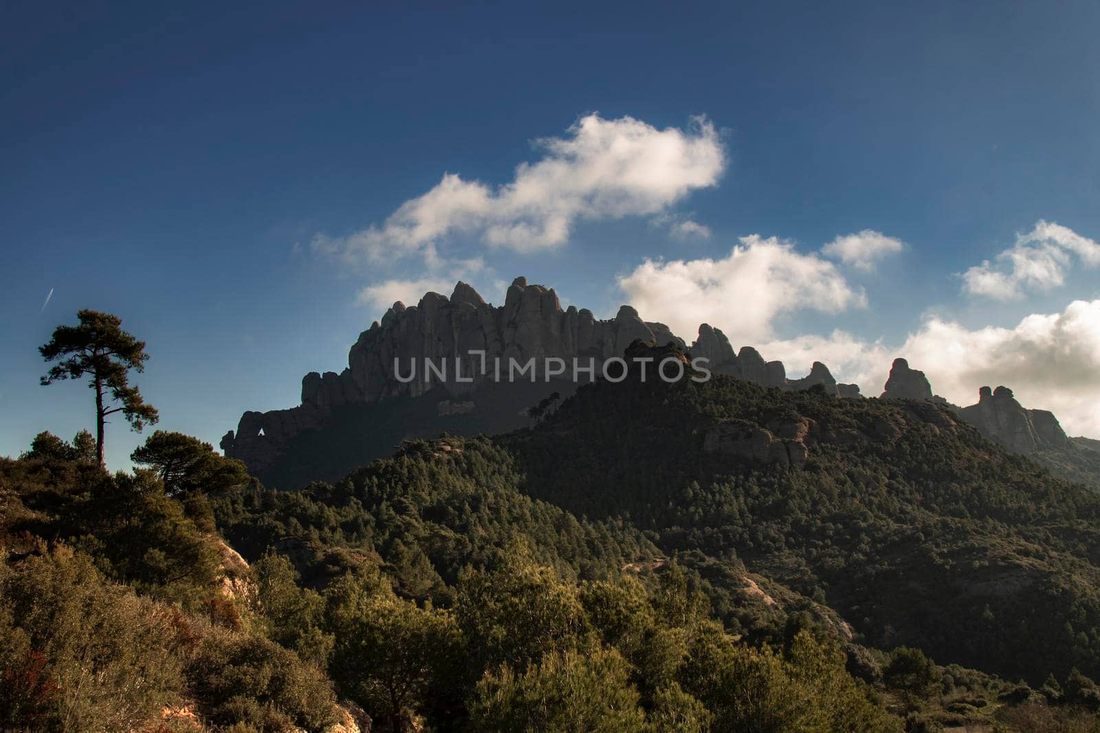 Montserrat mountain landscape view by ValentimePix
