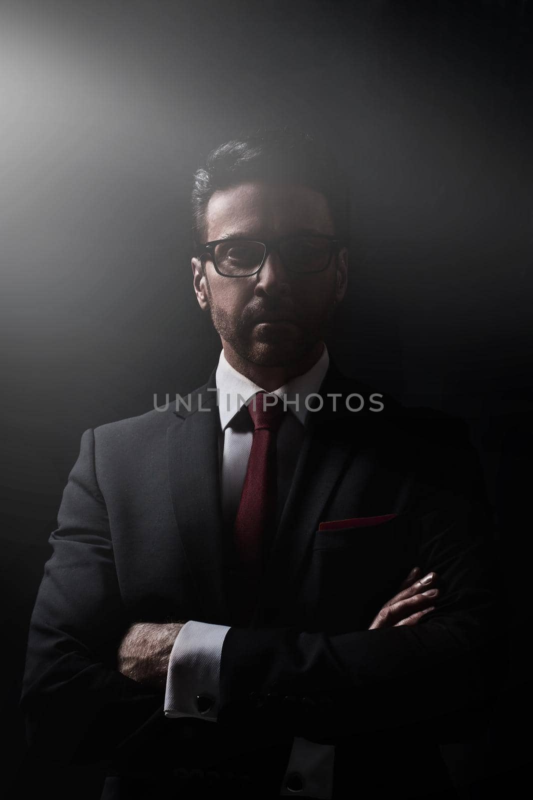 close up.portrait of a modern business man.business people