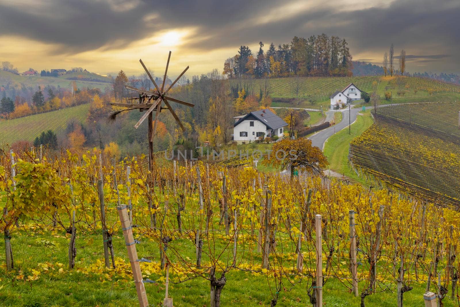 World's largest Klapotetz, near village Kitzeck im Sausal, Styria, Austria