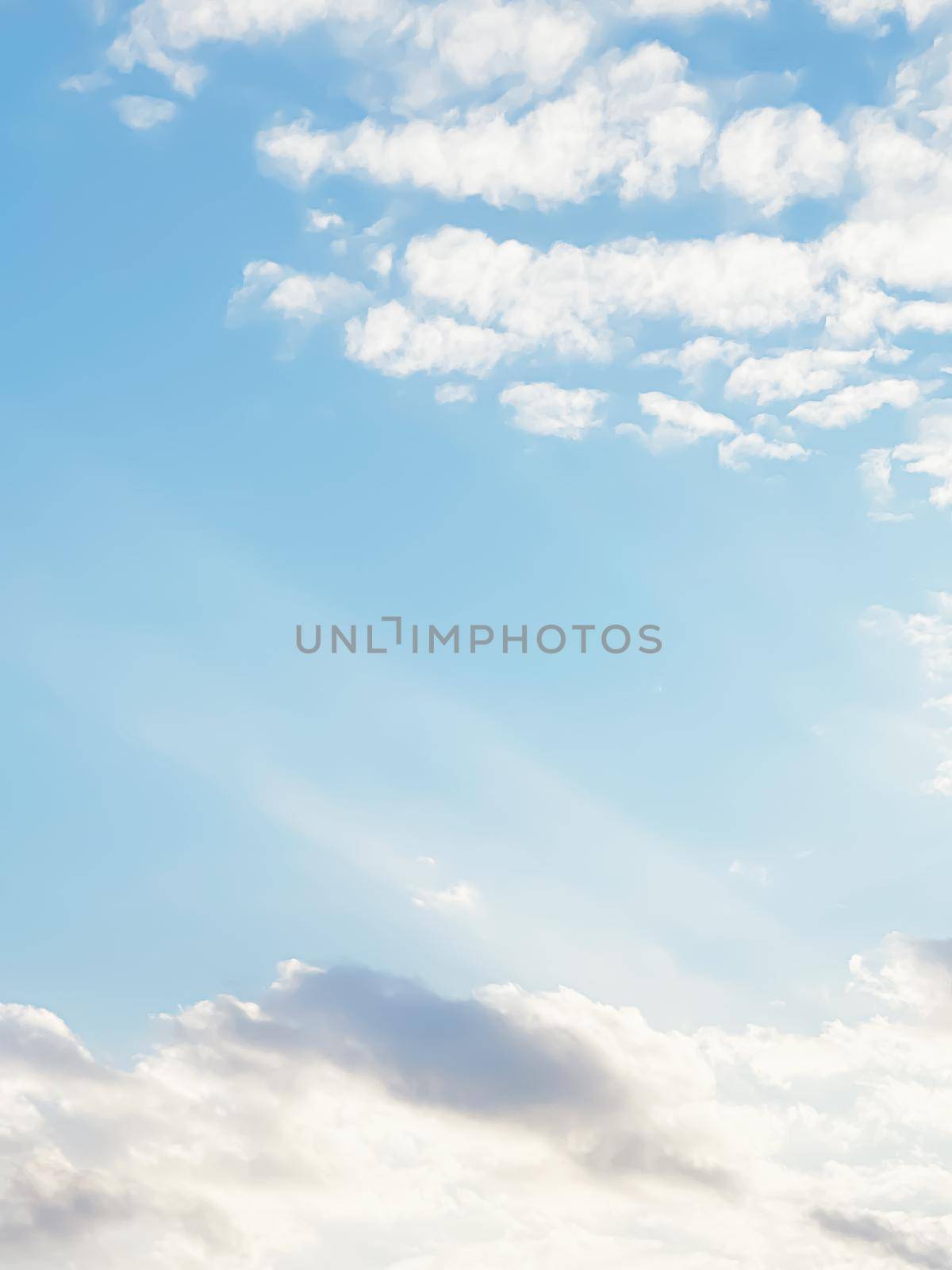 Dreamy sky as abstract background, fantasy pastel colours, beauty in nature design concept