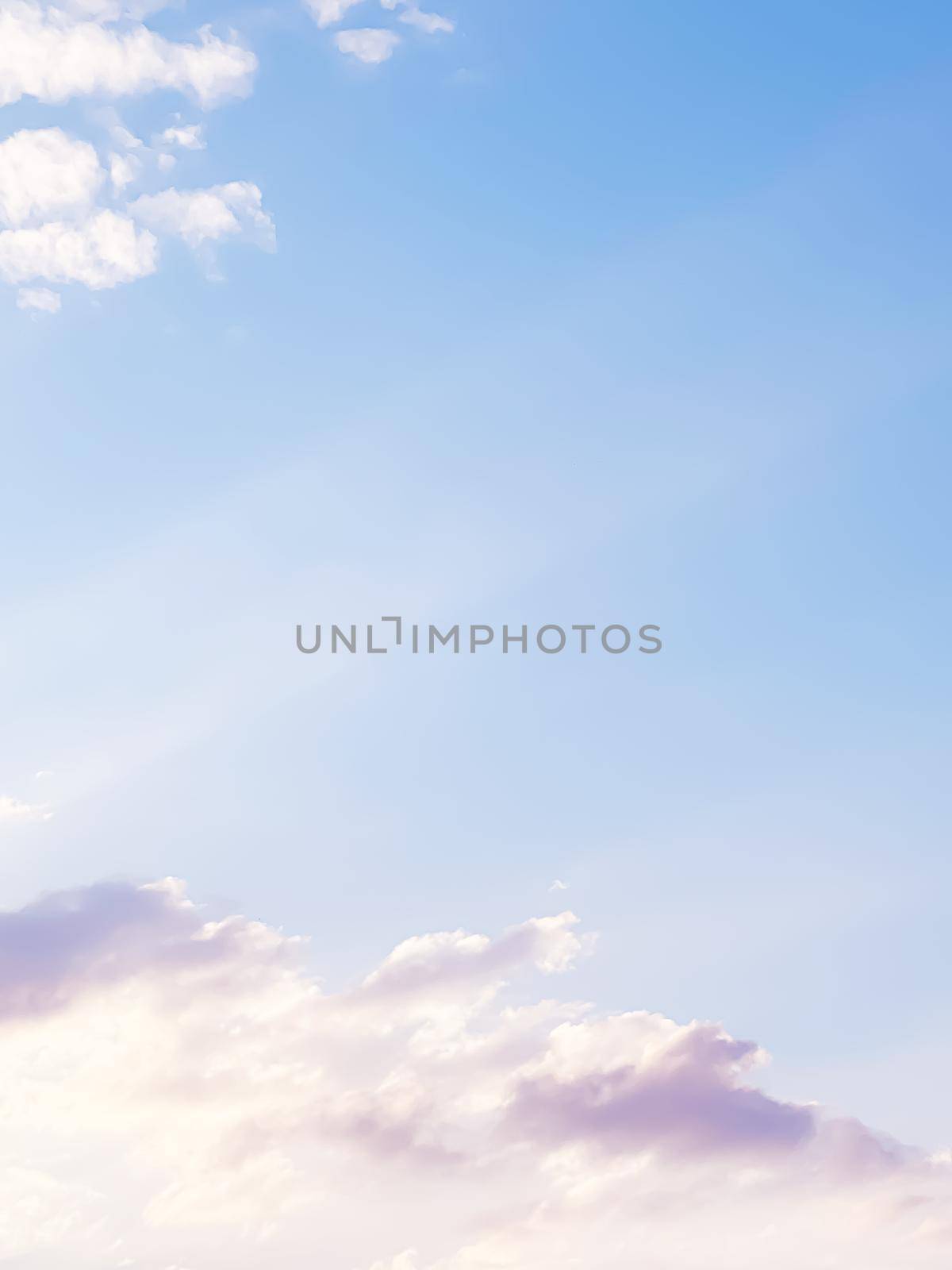 Dreamy sky as abstract background, fantasy pastel colours, beauty in nature design by Anneleven