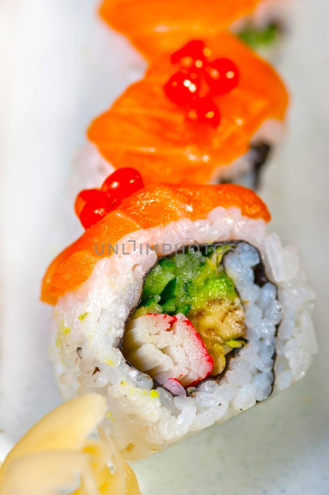 fresh sushi choice combination assortment selection  by keko64