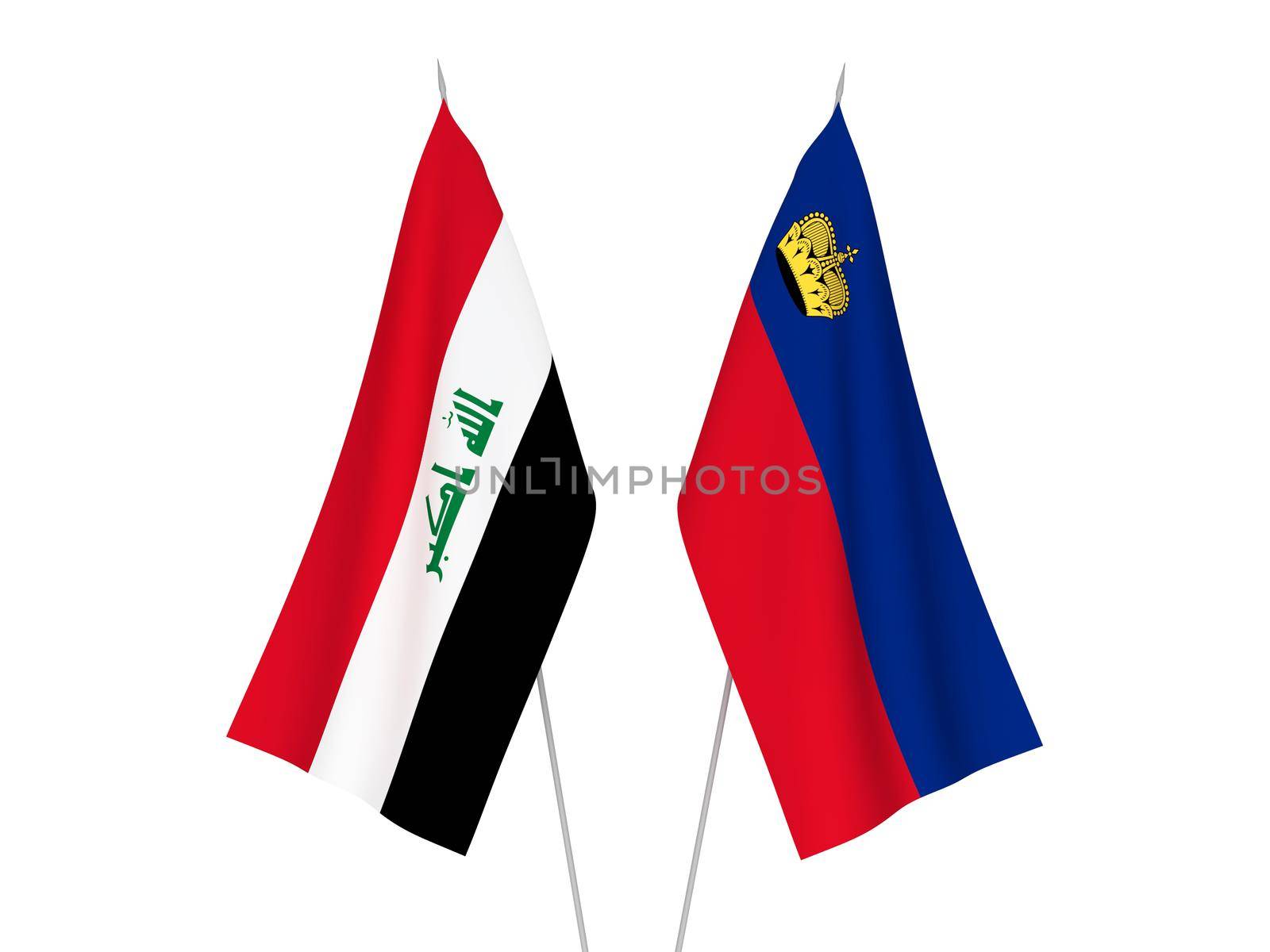 Iraq and Liechtenstein flags by epic33