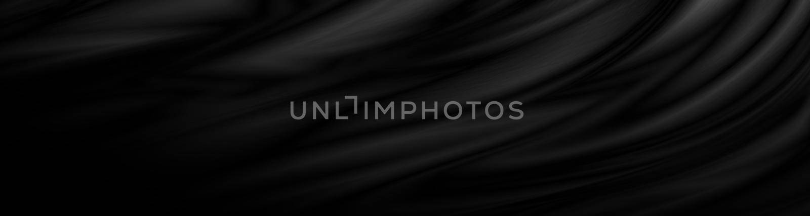 Black fabric background 3D illustration by Myimagine