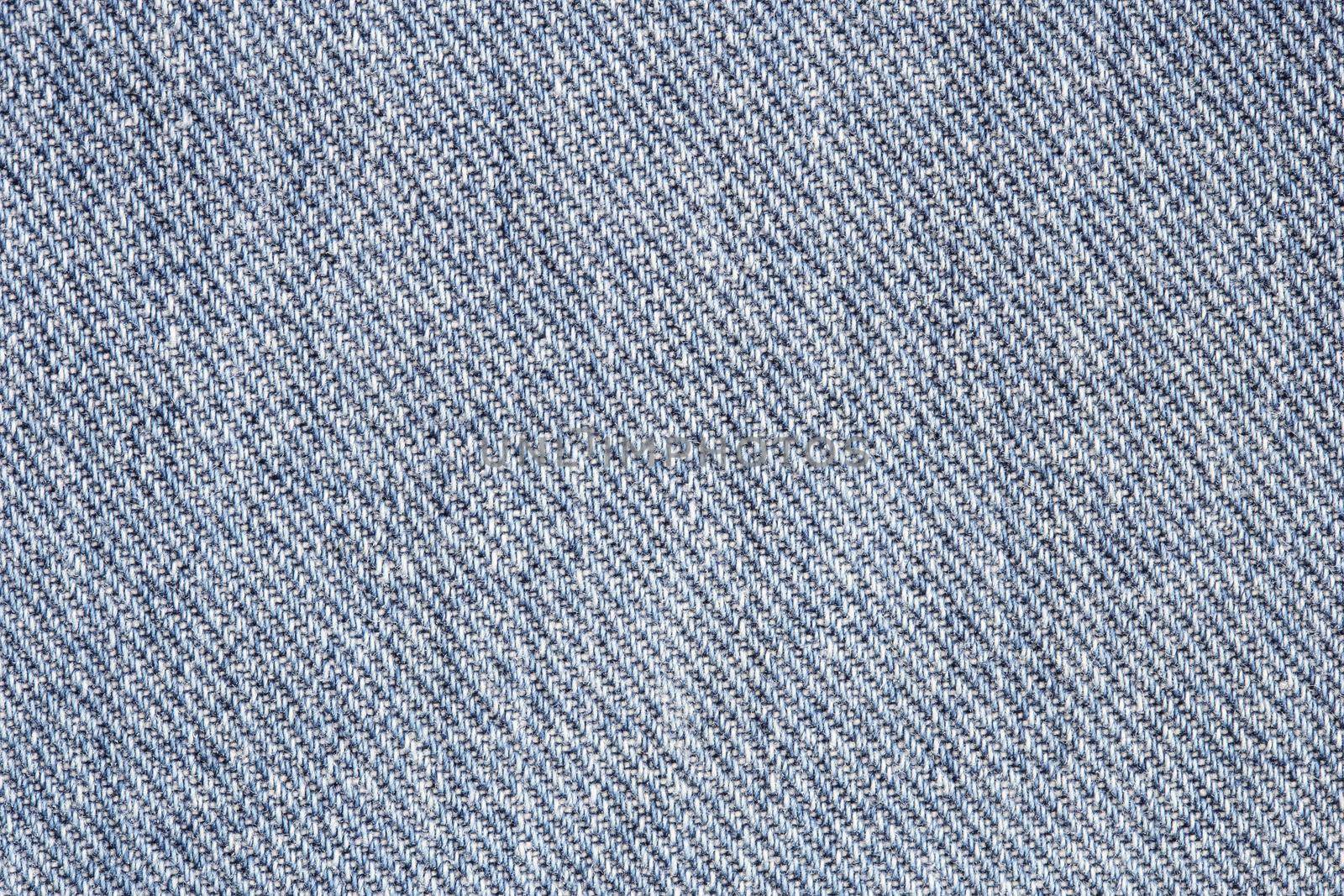 Close up of blue jean texture  by geargodz