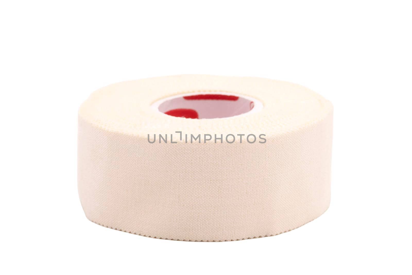 Medical bandage roll isolated on white background by drpnncpp