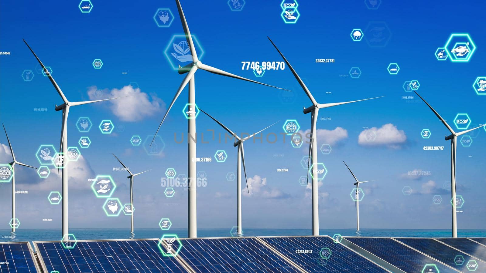 Environmental conservation technology and approaching global sustainable ESG by clean energy and power from renewable natural resources