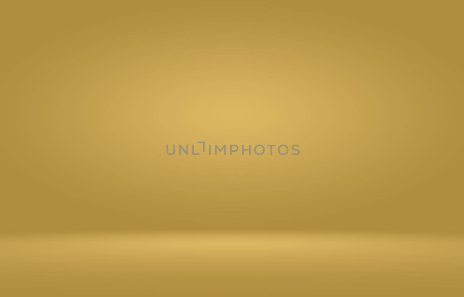 Abstract Luxury Gold yellow gradient studio wall, well use as background,layout,banner and product presentation