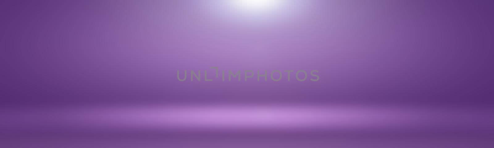 Studio Background Concept - abstract empty light gradient purple studio room background for product. Plain Studio background