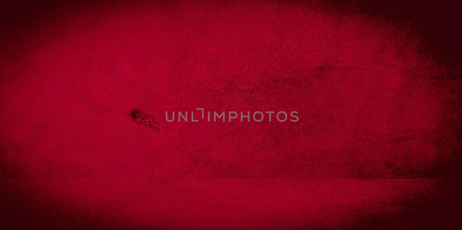 Old wall texture cement black red background abstract dark color design are light with white gradient background. by Benzoix