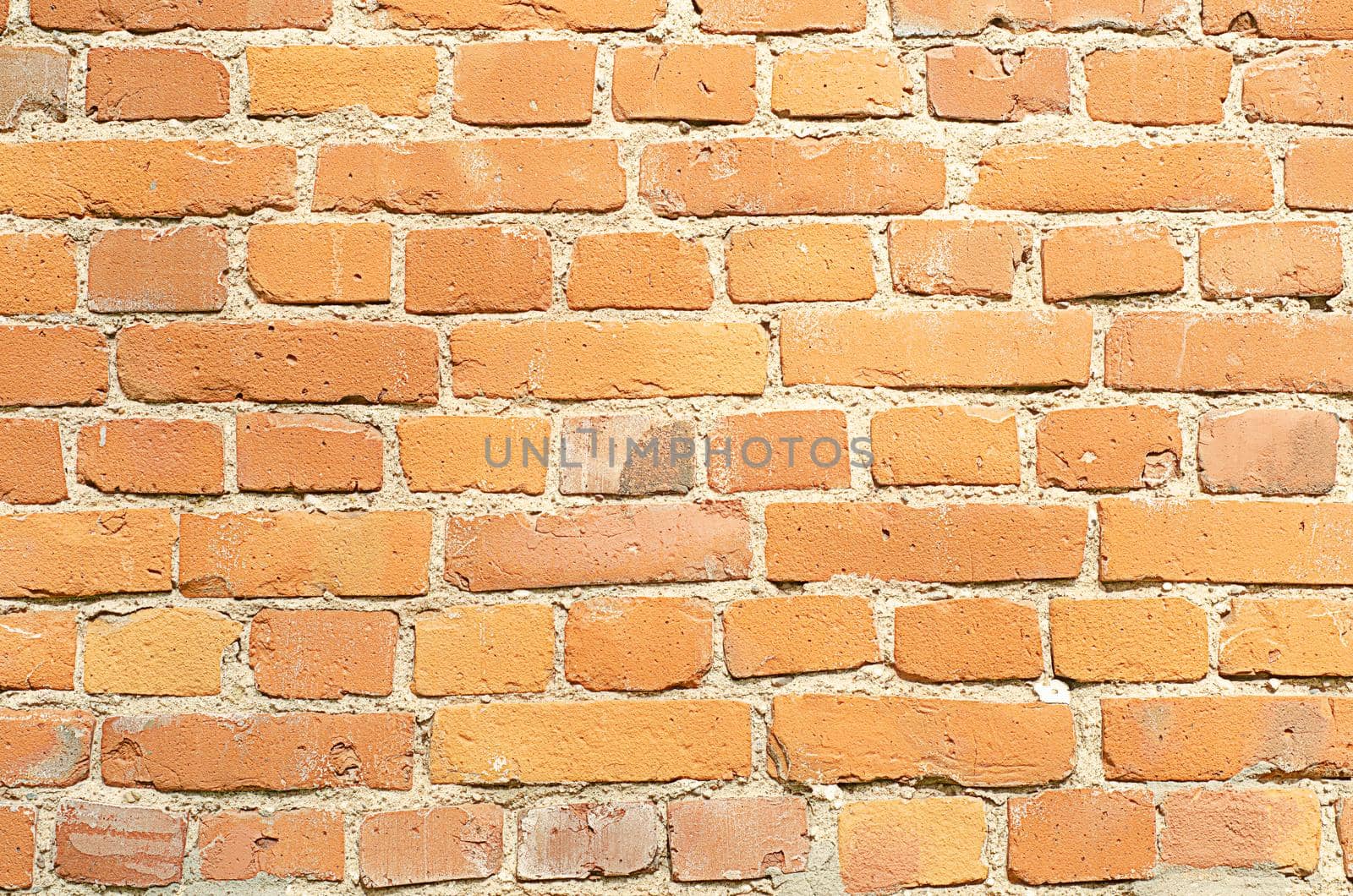 brick wall texture.Orange brick background.