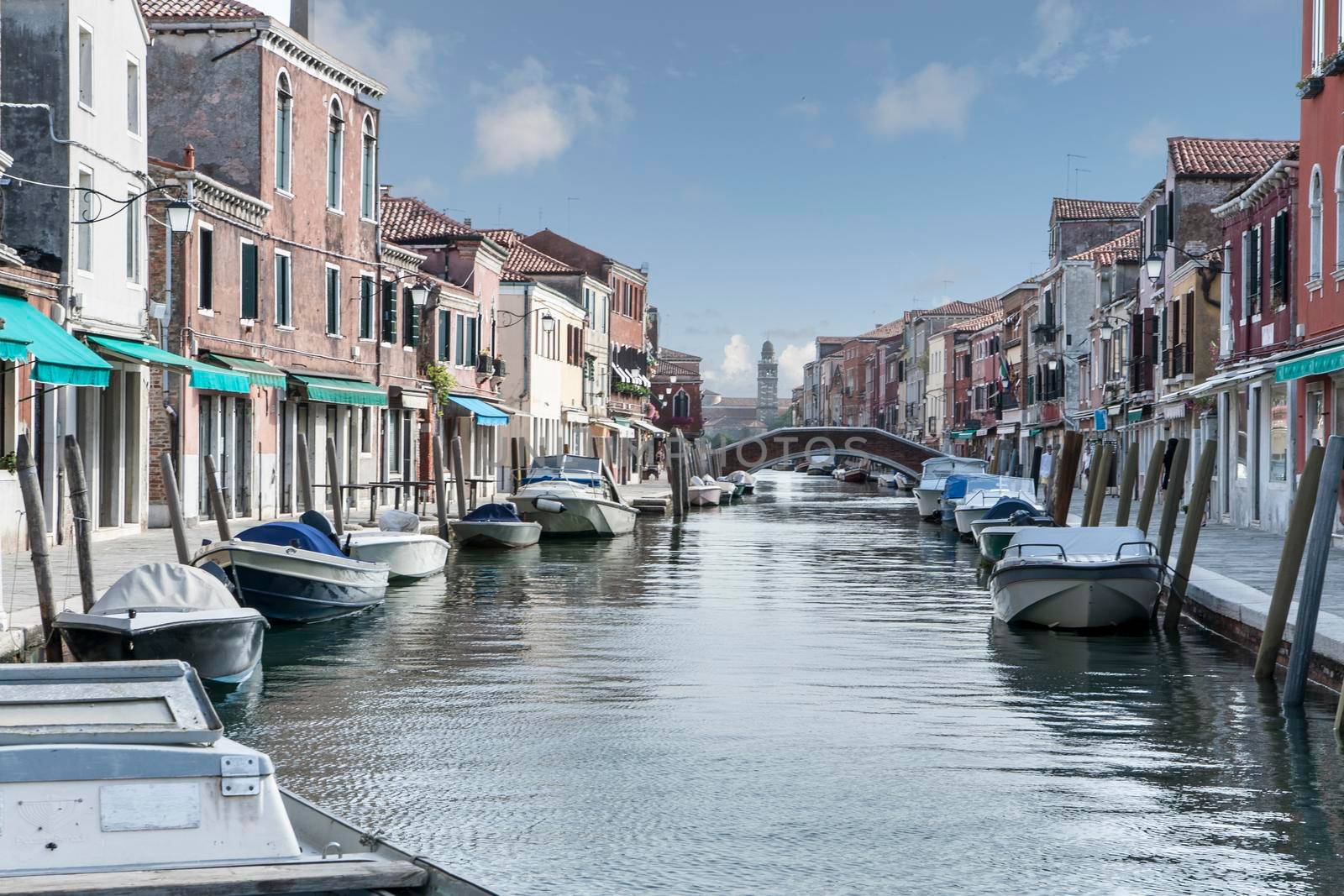 View of one of the canals in Murano