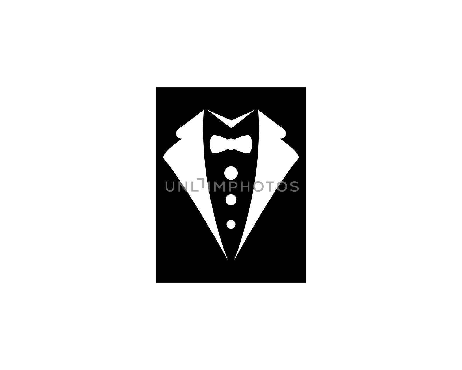 Tuxedo logo vector icon template