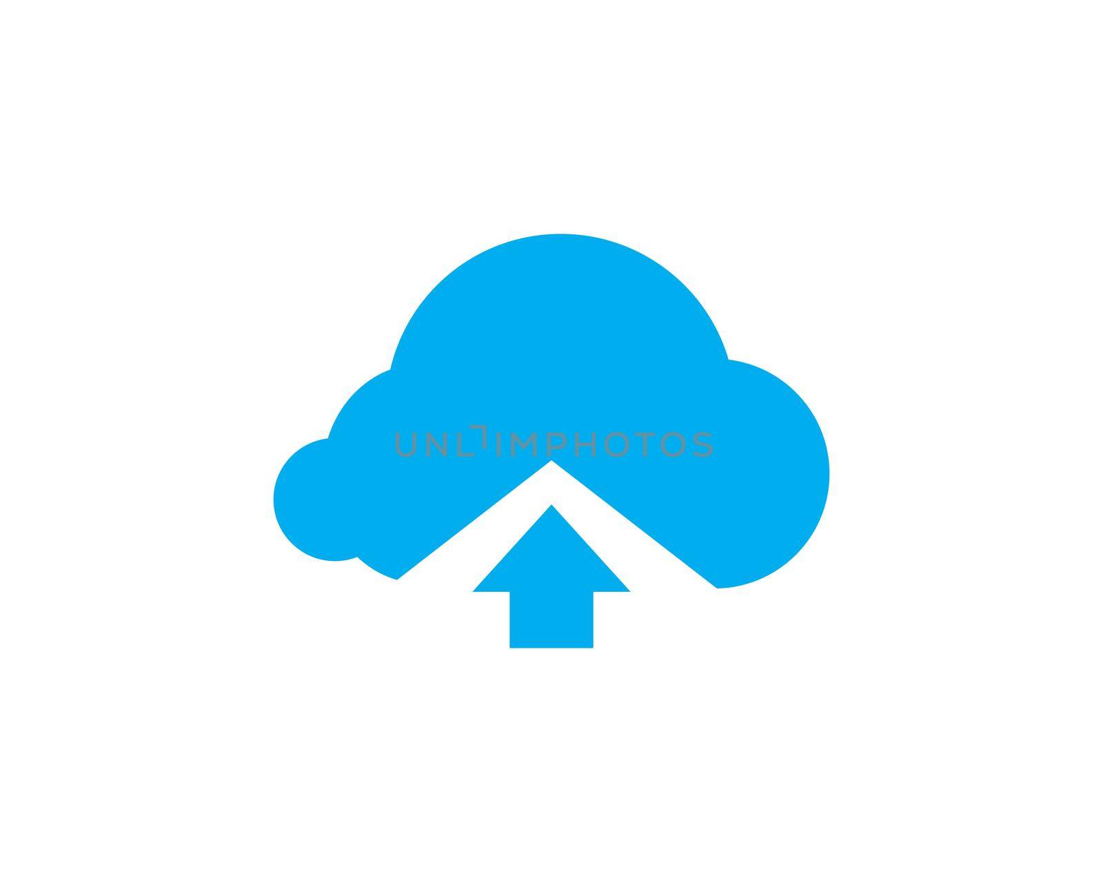 cloud logo vector icon template