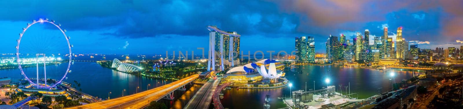 Singapore downtown skyline by f11photo