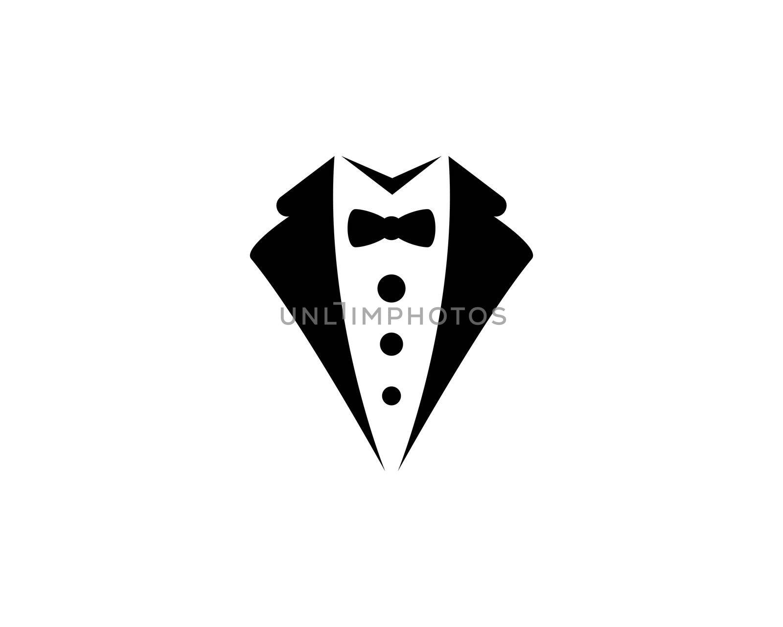 Tuxedo logo vector icon template