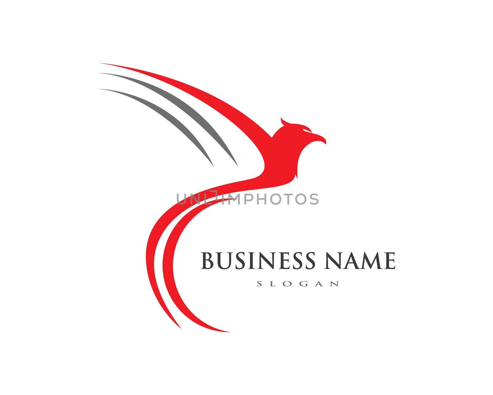 Falcon Eagle Bird Logo by awk