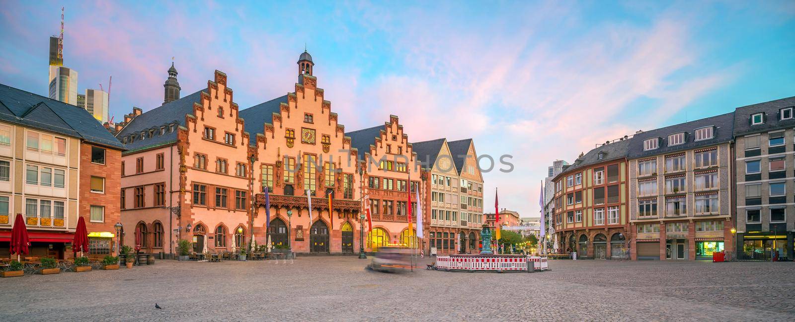 Old town square romerberg in downtown Frankfurt, Germany by f11photo