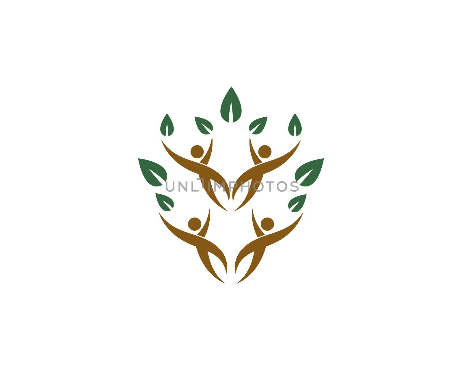 family tree logo template by awk