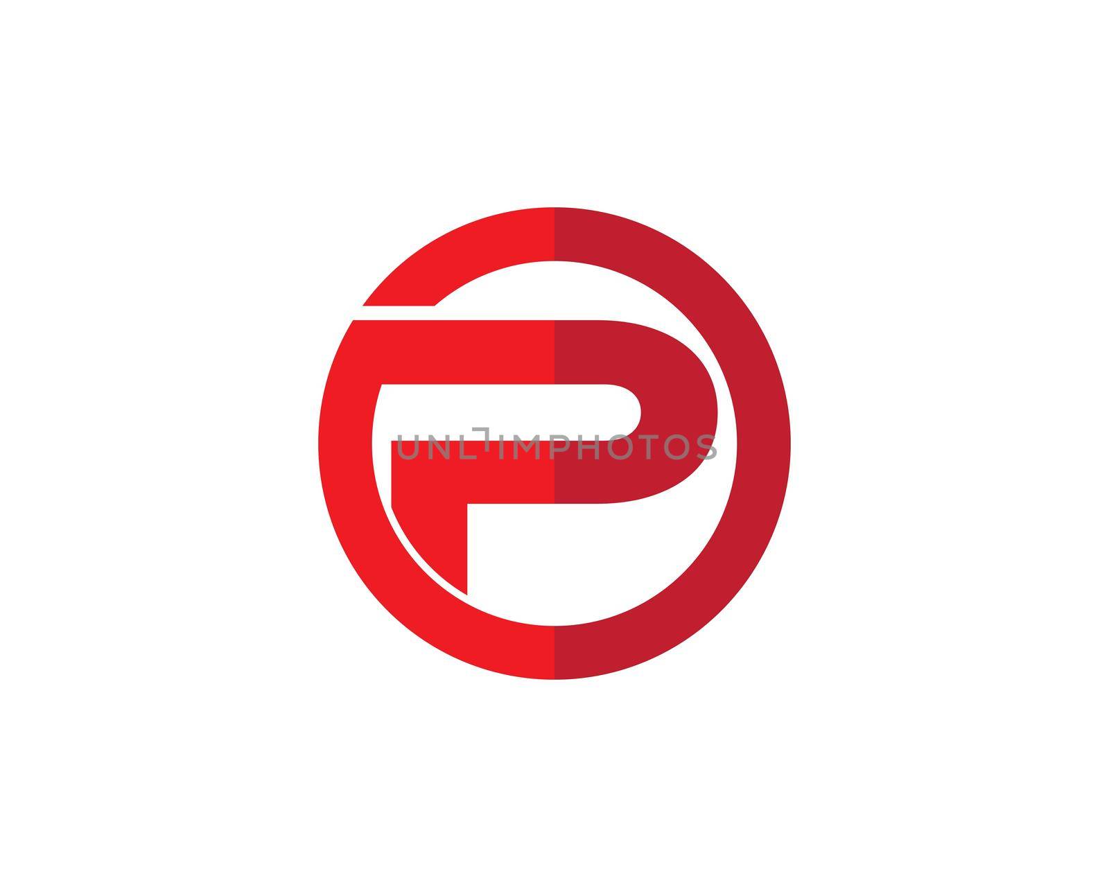 P letter logo vector by awk