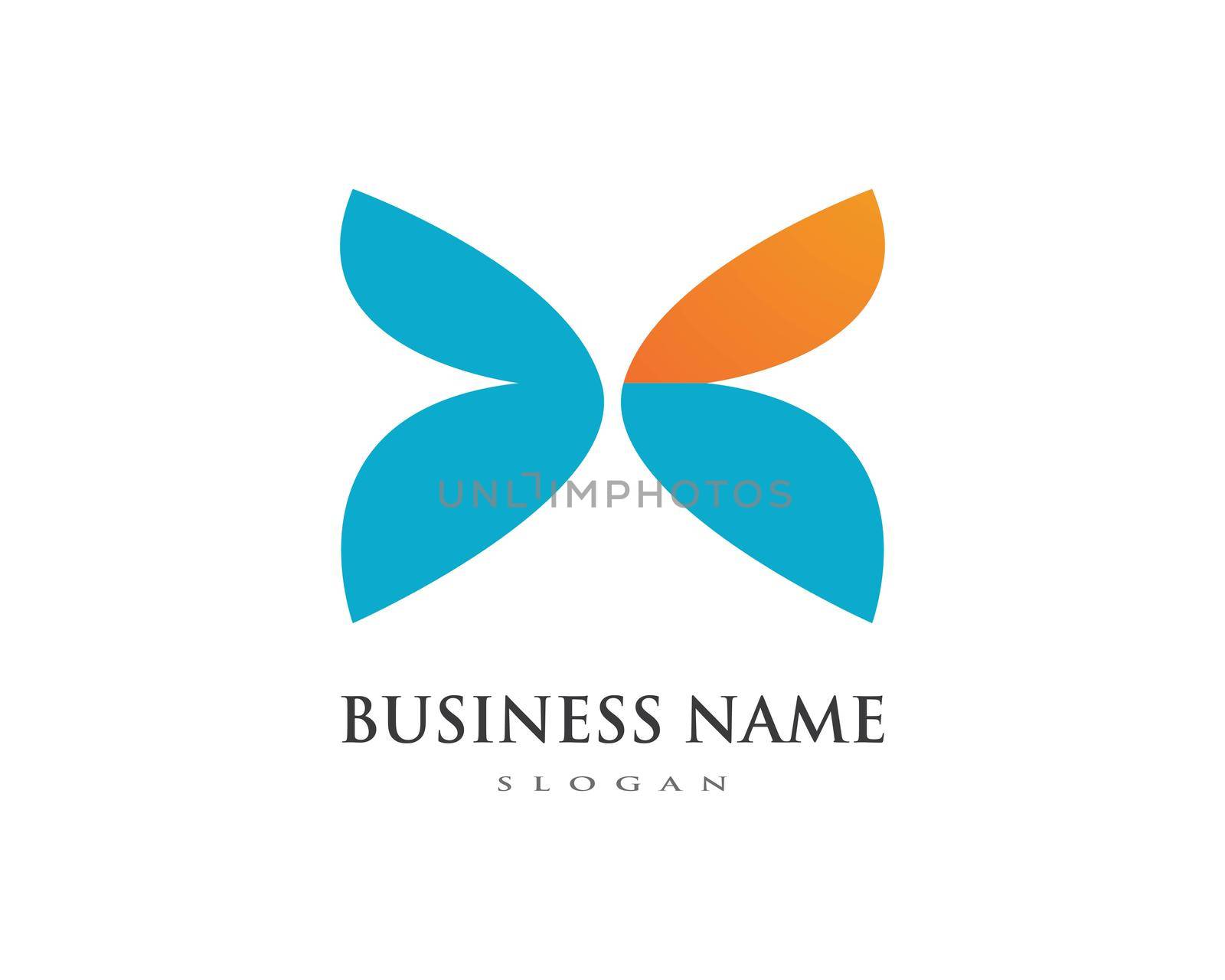 Butterfly Logo Template Vector icon by awk