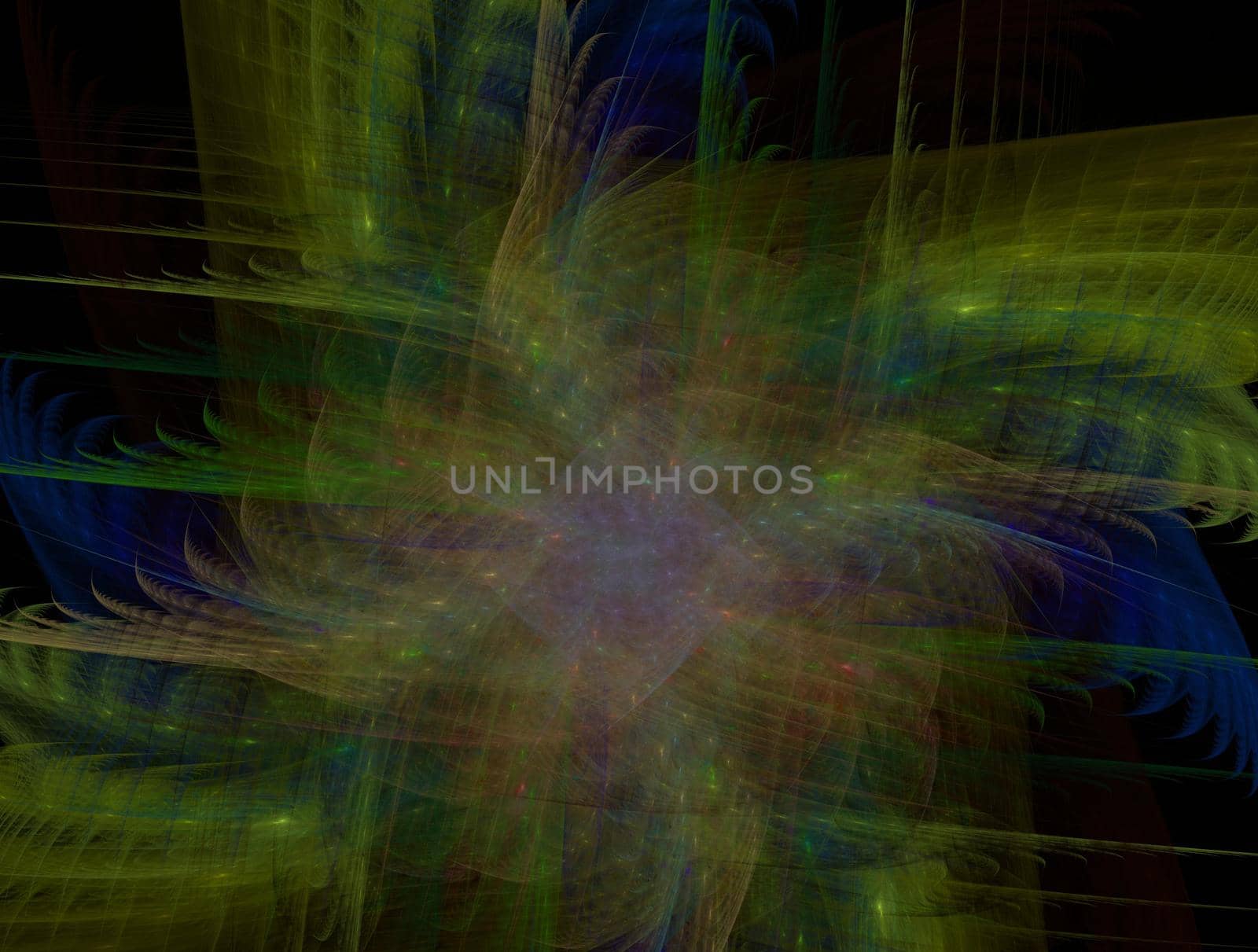 Imaginatory lush fractal texture image abstract background