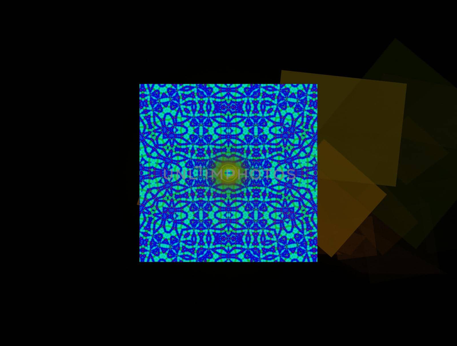 Imaginatory lush fractal texture image abstract background