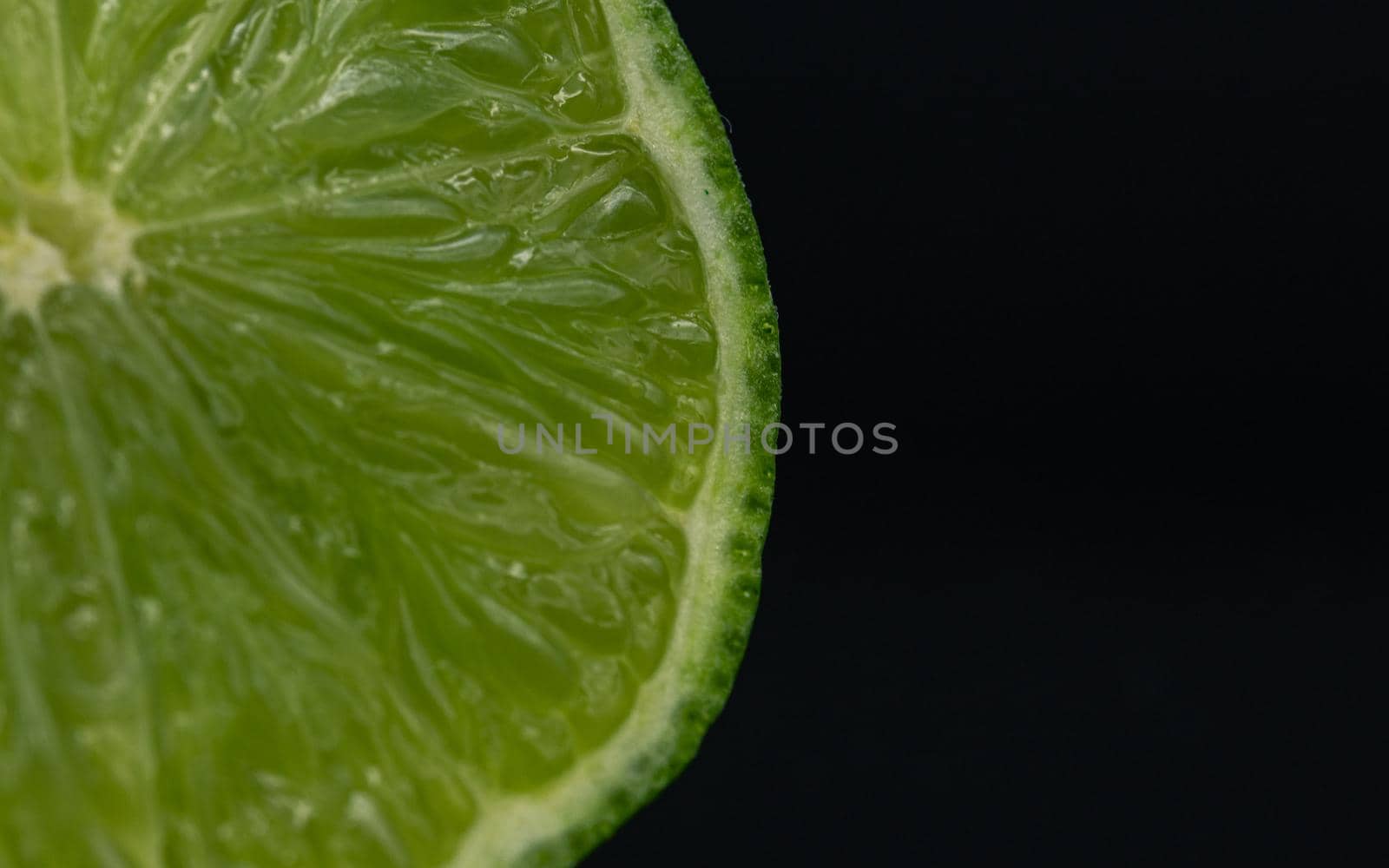 Green lime citruss fruit fiber close up by scudrinja