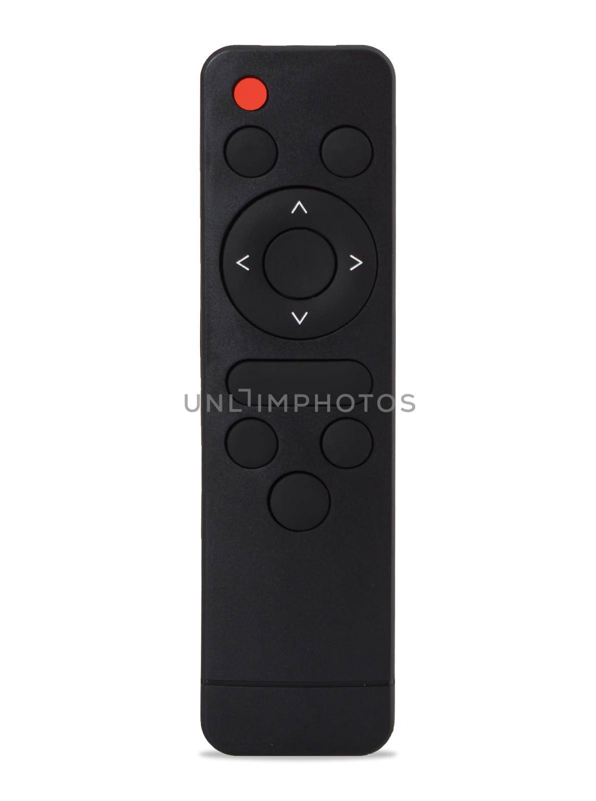 remote control for a TV or other household appliances isolated on a white background