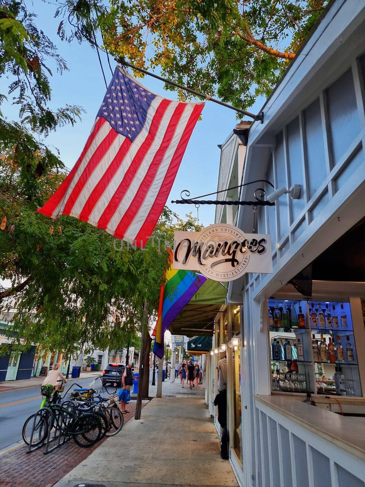 Key West famous Duval street view by xbrchx