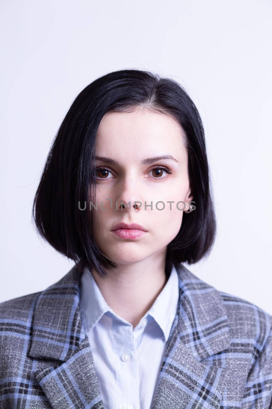 woman manager in office suit, formal dress code. High quality photo