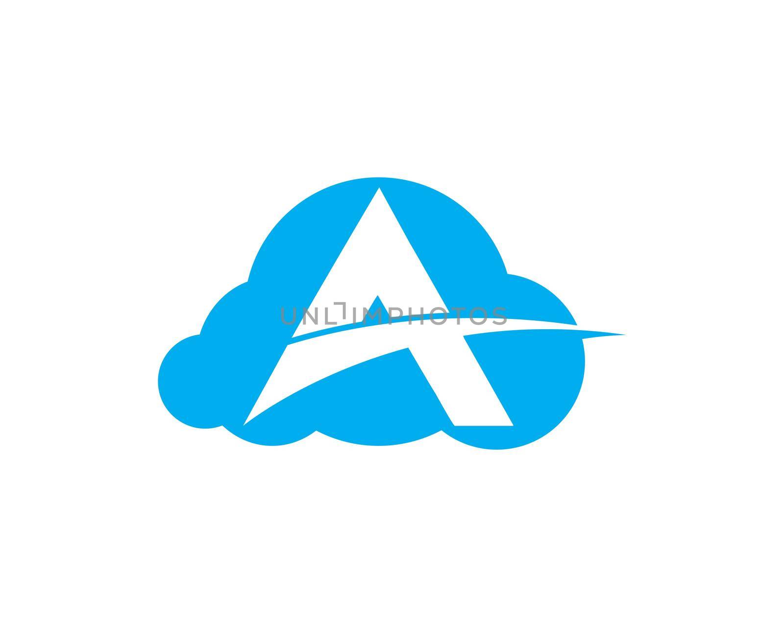 cloud logo vector by awk
