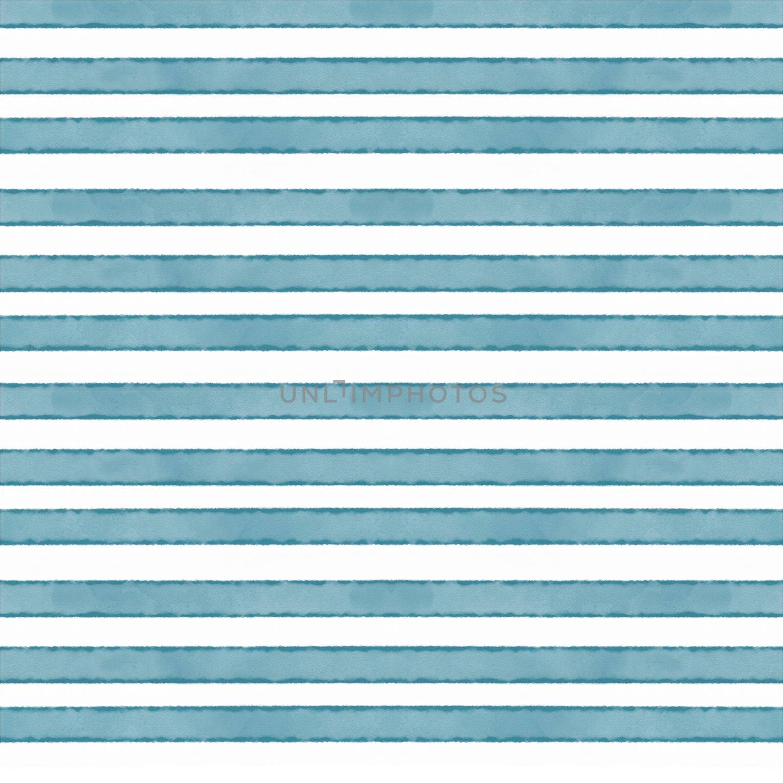 Seamless pattern. On a blue watercolor background, white stripes. Sea.