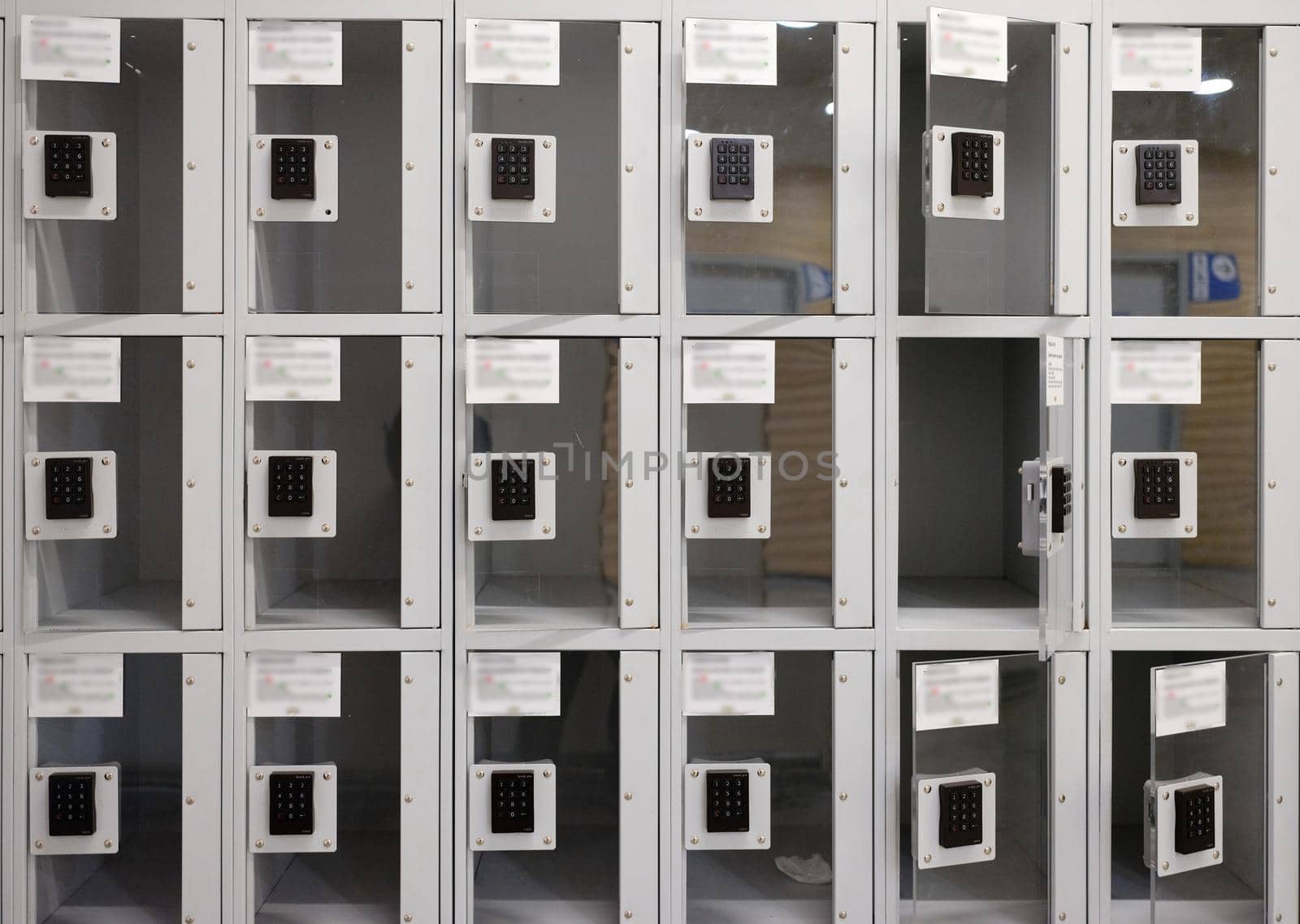 Safe deposit boxes in a commercial area by WesternExoticStockers