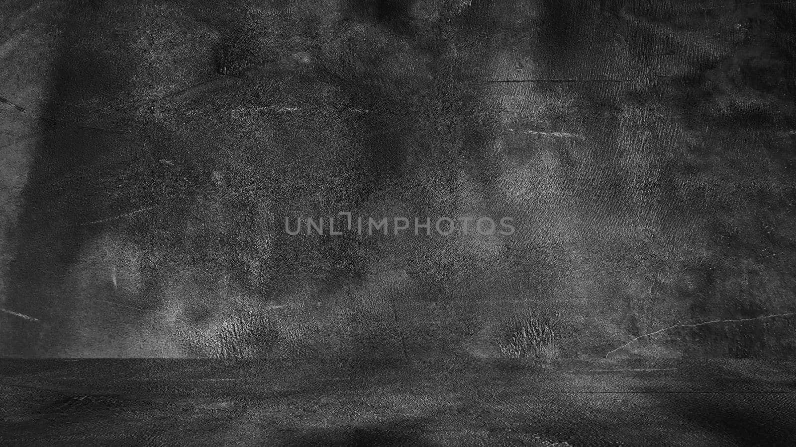 Old black background. Grunge texture. Dark wallpaper. Blackboard Chalkboard Concrete.