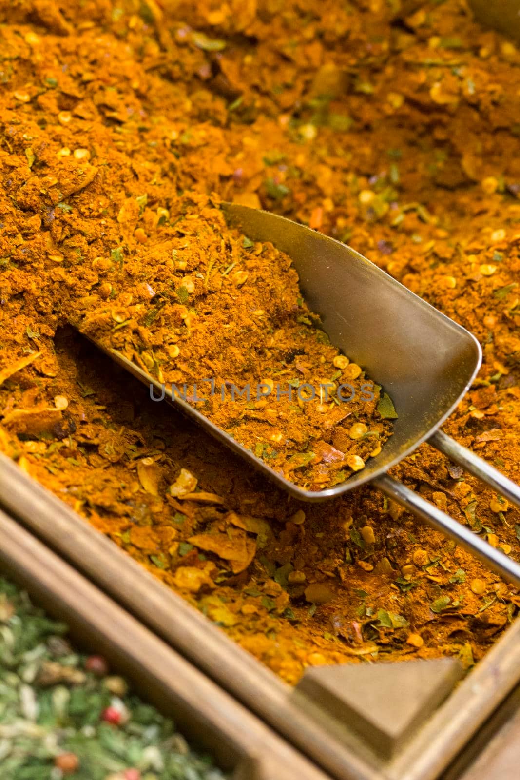 Indian spicy spices Sold in the market