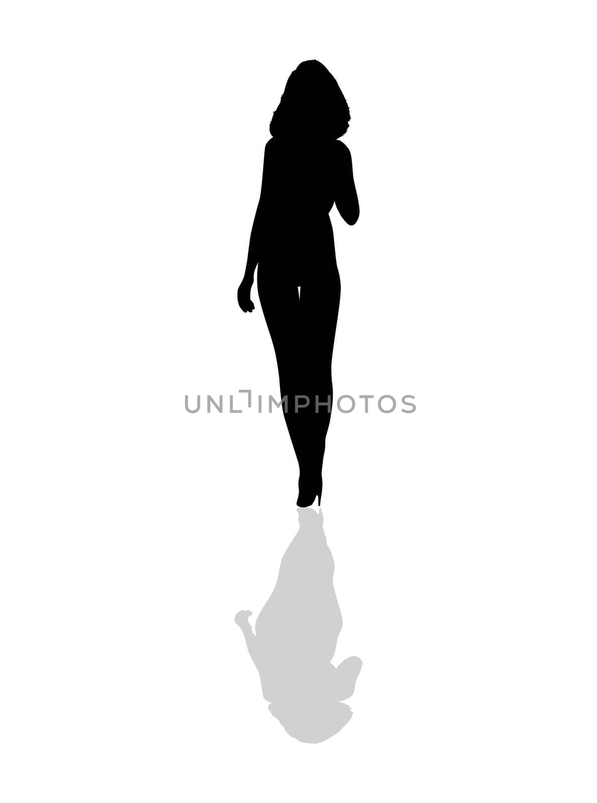 Silhouette Of A Woman by Bigalbaloo