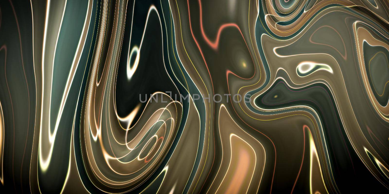 Liquid marbling paint texture background. Fluid painting abstract texture, Intensive color mix wallpaper. by Benzoix