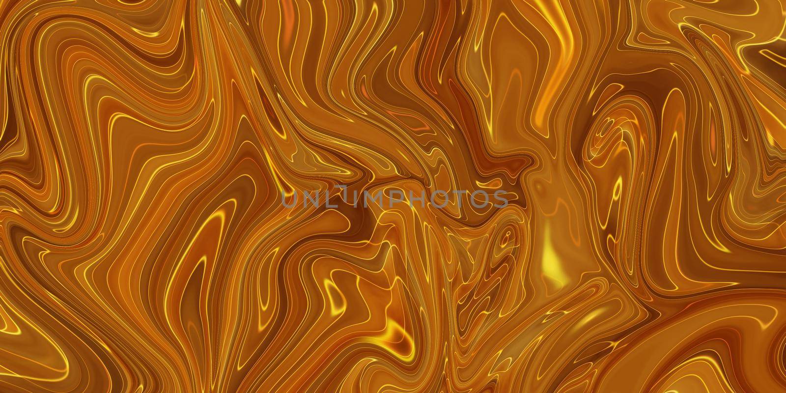 Abstract orange paint background. Acrylic texture with marble pattern.