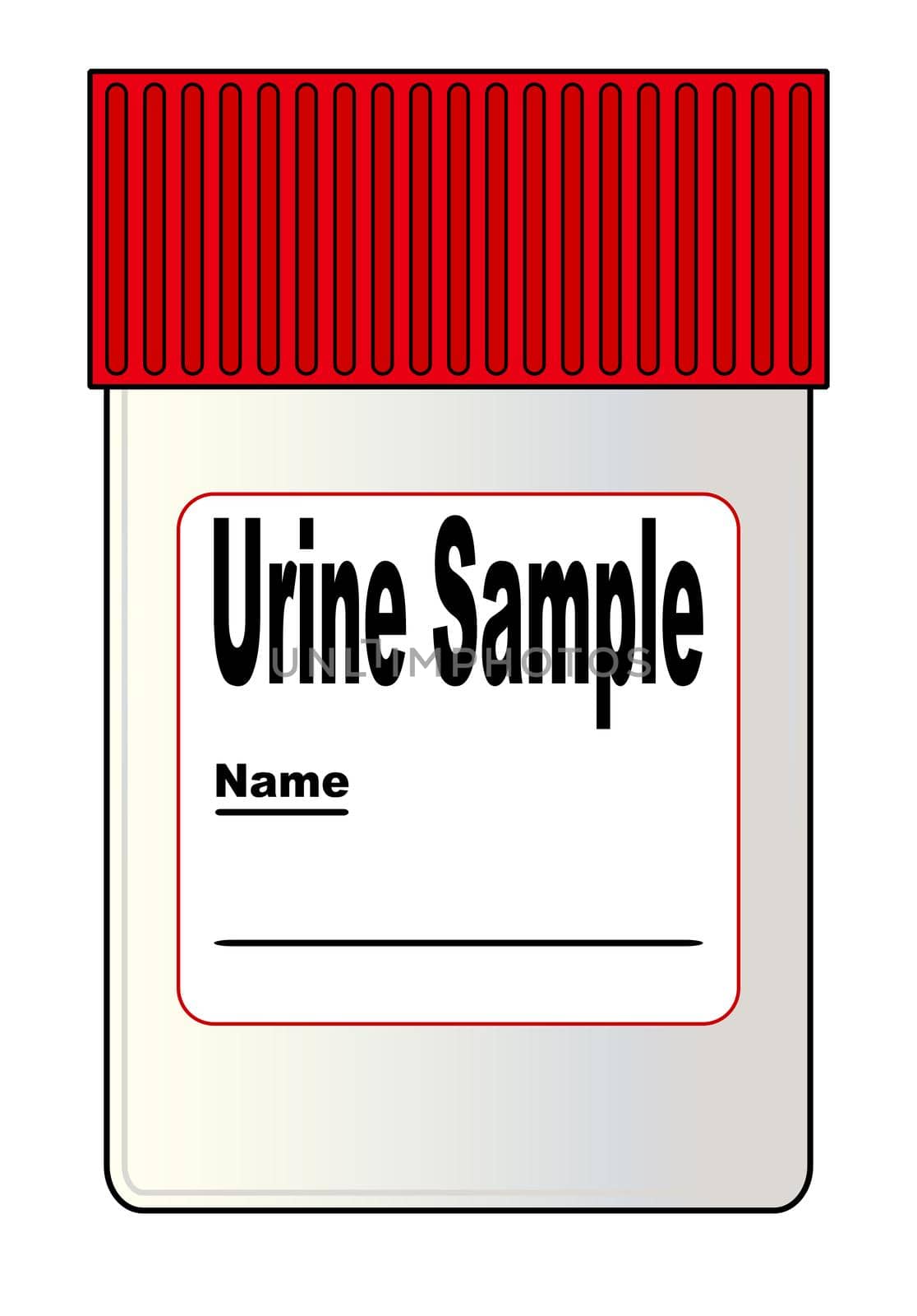 Urine Sample Bottle by Bigalbaloo