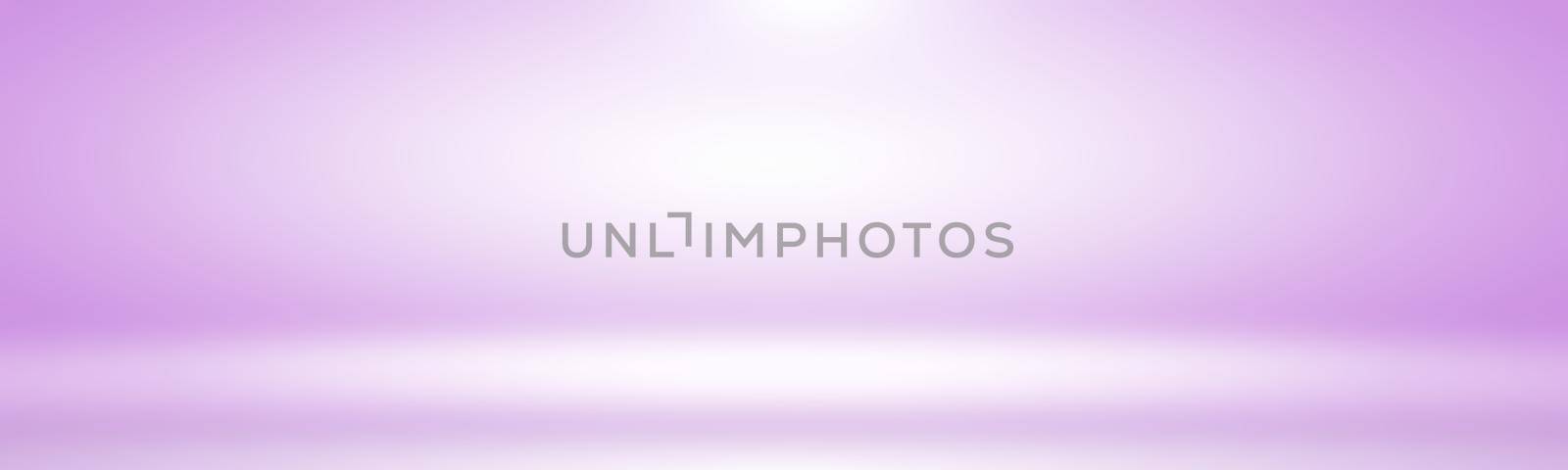 Studio Background Concept - abstract empty light gradient purple studio room background for product. Plain Studio background