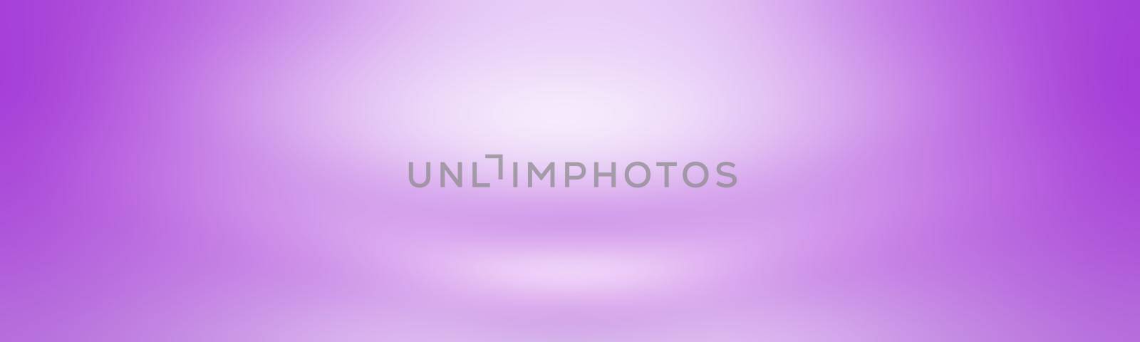 Studio Background Concept - abstract empty light gradient purple studio room background for product. Plain Studio background