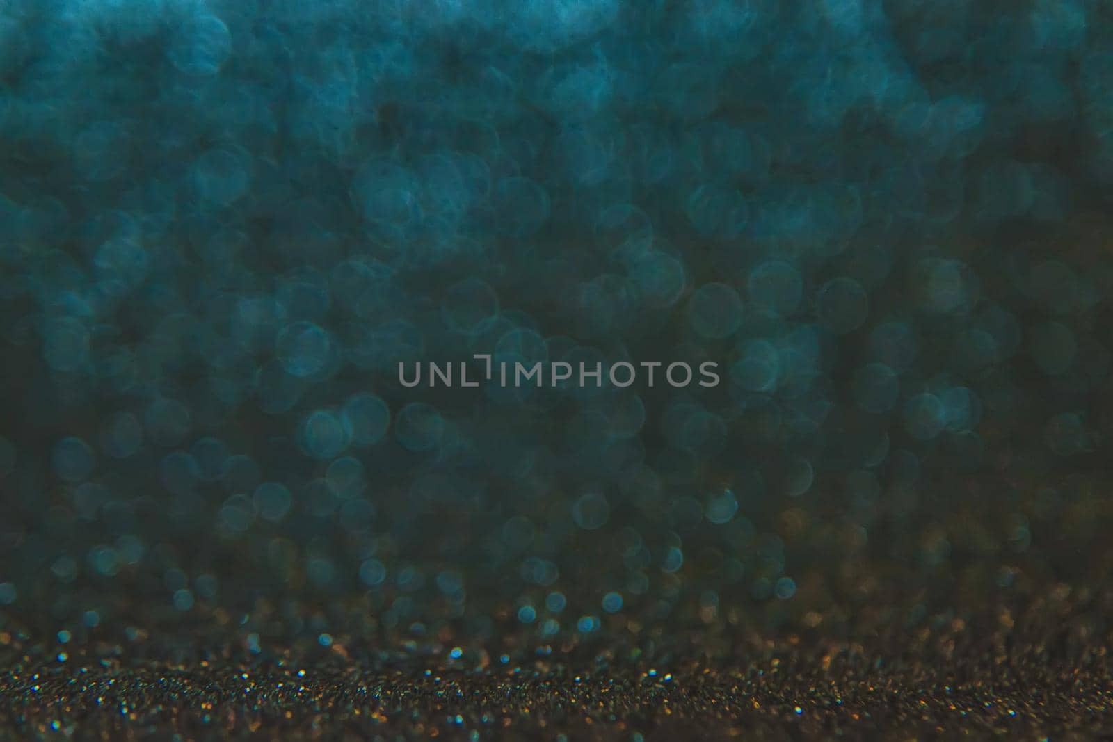 Shiny background with bokeh lights. Selective focus. Holiday.