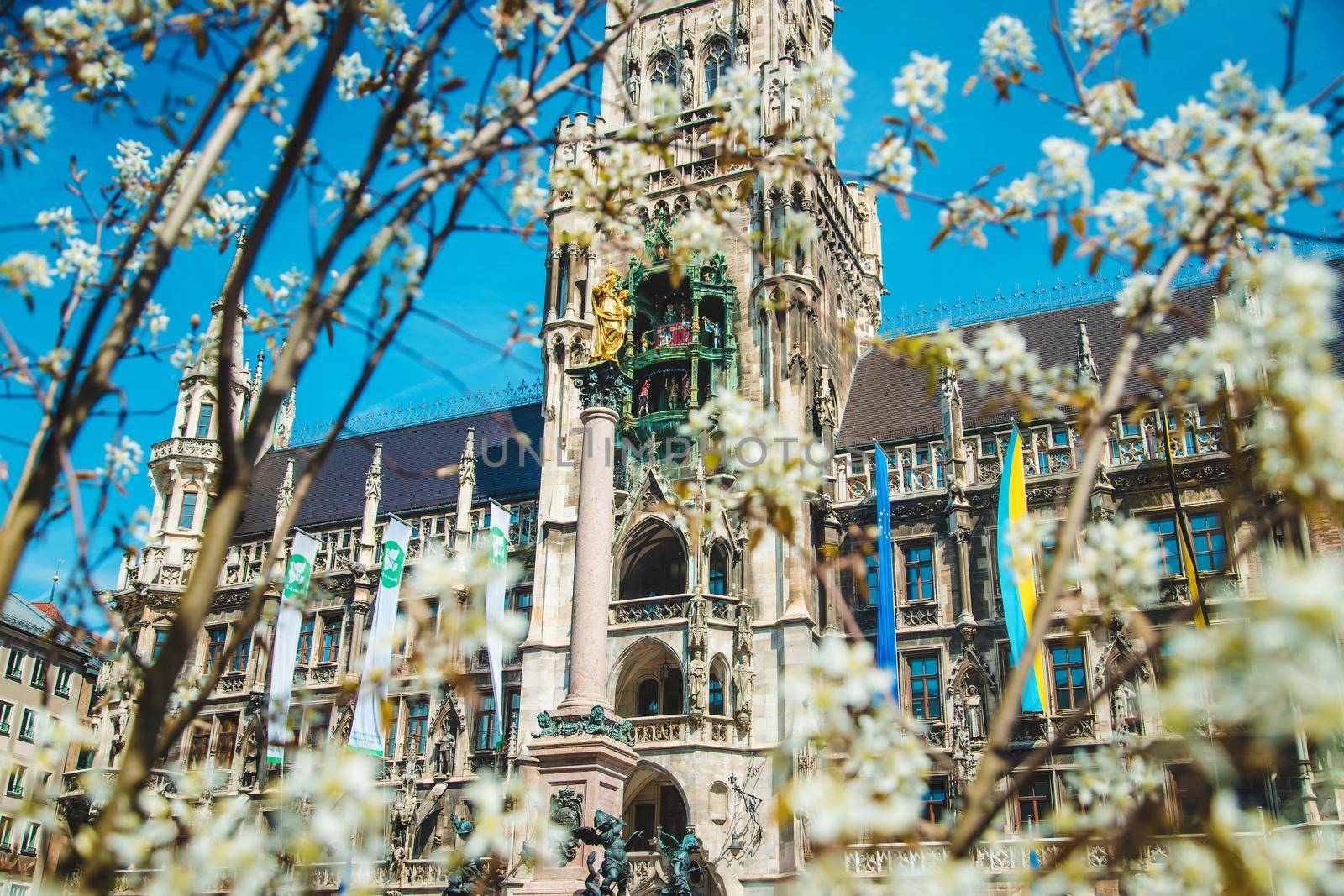 Munich city center, chapel. Selective focus Nature