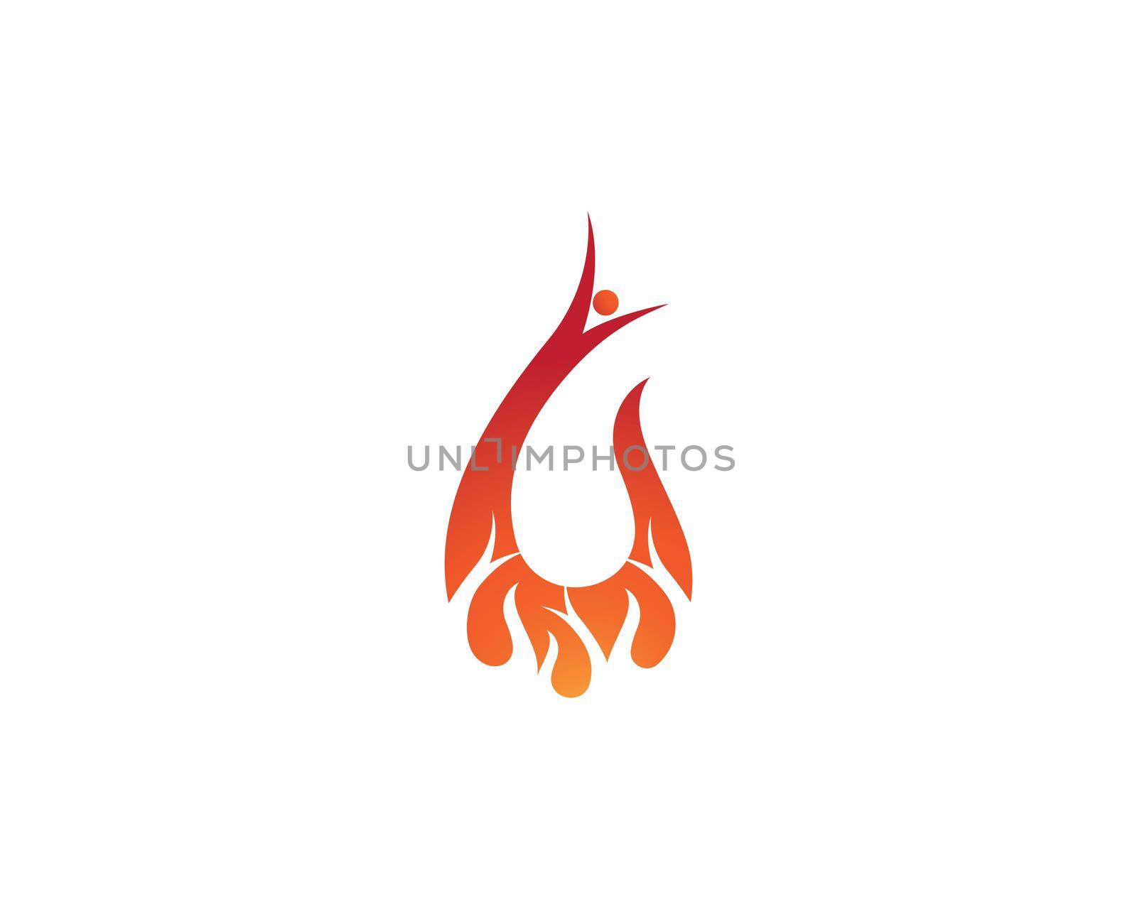 Fire flame Logo Template by awk