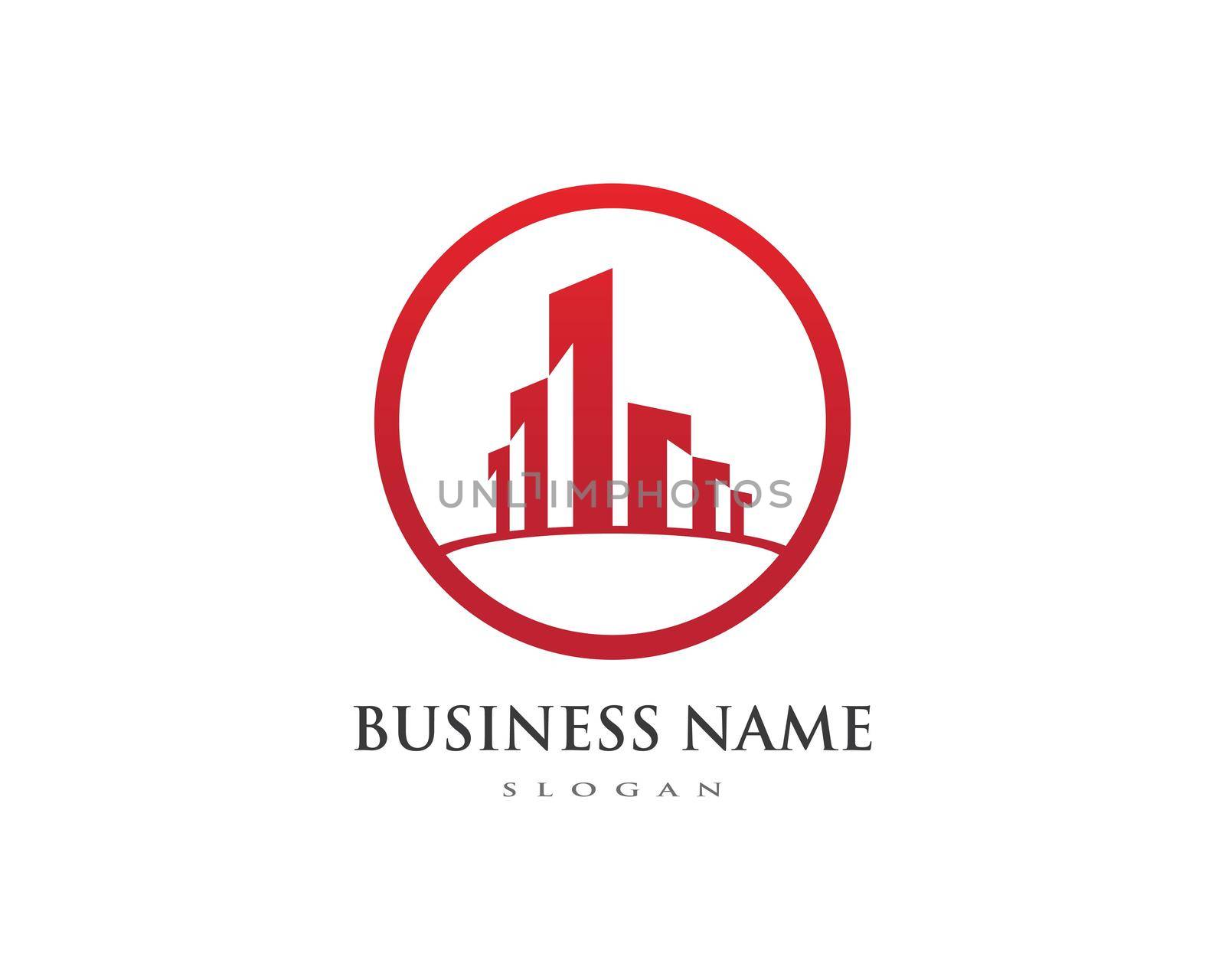 Real Estate , Property and Construction Logo design for business corporate sign . Vector Logo