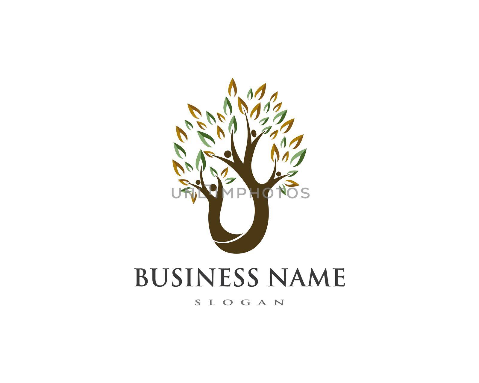 family tree logo template by awk