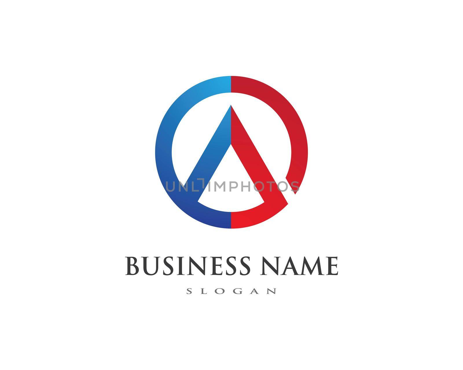 A Letter Logo Business Template Vector icon